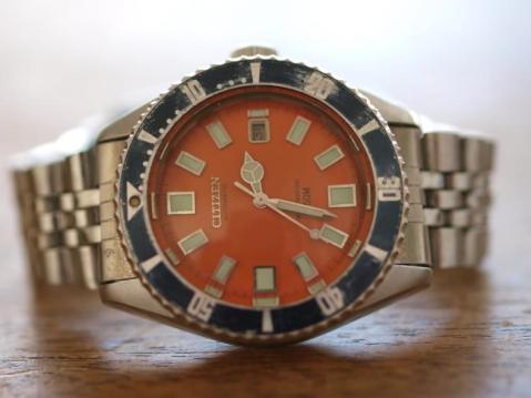 62-6198OrangeDialBlueBezel