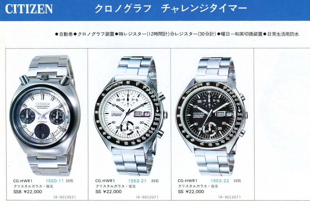 Some More Chronograph Catalog Scans | Sweephand's Vintage Citizen